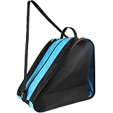 QKURT Roller Skating Bag for Kids, Unisex with Adjustable Strap, Ice Skates Backpack, Roller Skate Carrier Bag for Boys and G