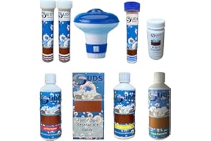 SUDS-ONLINE Medium Swimming Pool Starter Kit - Perfect for 8ft /10ft /12ft /18ft /24ft