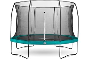 ‎SALTA Salta Comfort Edition – Diameter 183/213/251/305/366/396/427 cm – TÜV Tested – Black/Green/Pink – Round Outdoor Trampoline, Garden Trampoline – Set with Jumping Mat, Safety Net, Springs, Edge Cover