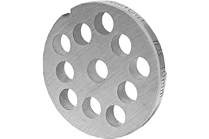 WolfCut Disque à trous en inox Trous 8 – 10 mm - Pour hachoir Jupiter, Bosch, Alexanderwerk, Westmark