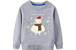 LXKA Sudaderas para niños con diseño de tractor, dinosaurio, tiburón, ropa de invierno, ropa de dormir, 100% algodón, camisetas de manga larga de 1 a 7 años