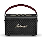 Marshall Kilburn III Tragbarer Bluetooth Lautsprecher mit über 50 Stunden Spieldauer - Schwarz und Messing