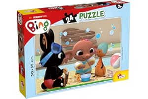 LISCIANIGIOCHI LISCIANI- BING Picnic - Puzzle infantil - 24 piezas - Puzzle de animales - 50x35cm - Para niños a partir de 3 años - Desarrollo de la creatividad y la motricidad - Made in Italy