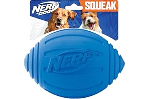 Nerf Dog Ridged Squeaker - Balón de fútbol