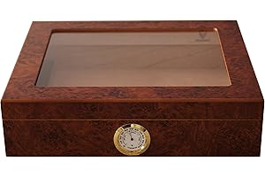 GERMANUS Humidor cygara Mensalla na ok. 30 cygar, brązowy