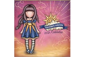 Santoro Gorjuss 2025 Calendario de Pared Ray of Light - Calendario de 13 Meses Ene'25 a Ene'26 - Para Los Fans de Gorjuss con Hermosas Imágenes Cada Mes | Para Su Hermana Amiga Mamá Novia