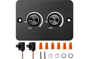 DC 12 V led PWM dimm LED-dimmerströmbrytare, 5 A, roterande RV ljusbrytare, 3 trådars dimmer steglös dimning för LED-lampor