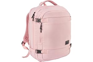 Cabin Max Svalbard Under Seat Stowaway torba kabinowa 40 x 30 x 20 cm z recyklingu Rpet nadaje się do dodatku pod siedzeniem Wizz Air i Easyjet, różowy, 40 x 30 x 20cm