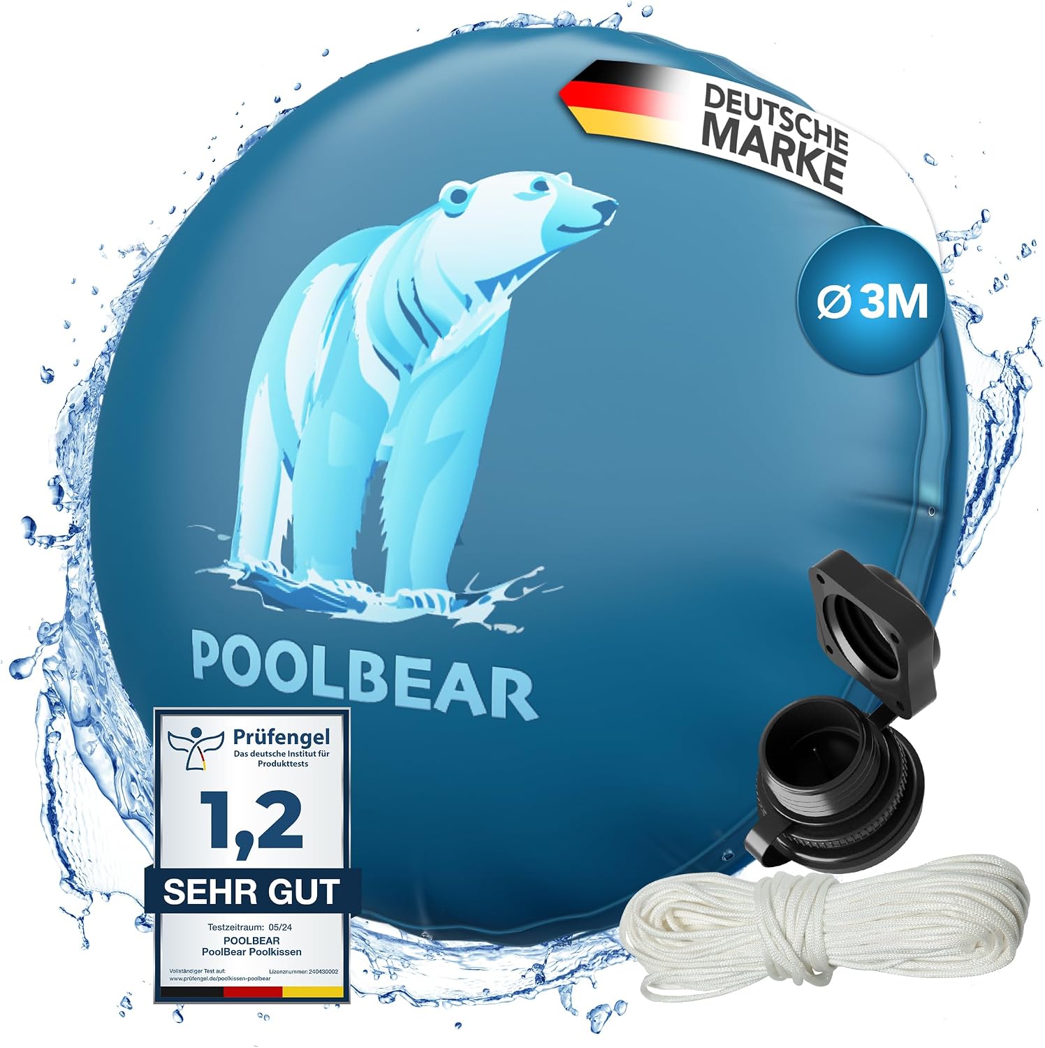 Prise en Main & Utilisation au Quotidien : PoolBear Poolkudde vinter 3 m vinterkudde XXL