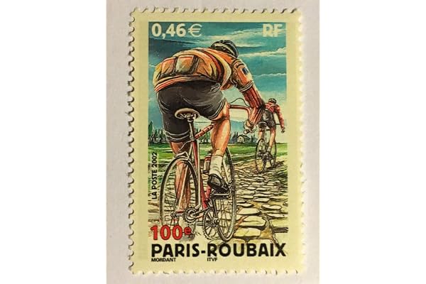par des Livres Express. Année 2002 Timbre de France Neuf** de Collection Authentique. No 3481. Sport, Cyclisme, Paris Roubaix