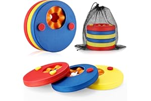 LTXDJ Kids Armbands Float Arm Bands 6PC, Learn to Swim Armbands for Child Junior EVA Foam Swimming Aids for Kids 3-6 Years