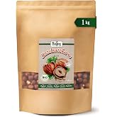 Biojoy Whole BIO hazelnuts, unsalted, not roasted, peeled, 1 kg | Whole and raw, untreated, natural, from Turkey