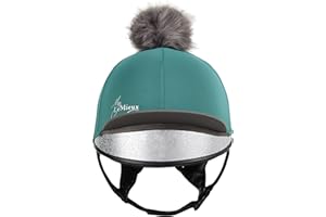 LeMieux Unisex Pompom Hat Silk - Breathable Headwear with 4 Way Stretch Fabric - Snug & Secure Fit - One Size