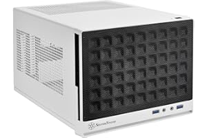 Silverstone Technology Sst-Sg13Wb SST-SG13WB Obudowa do Komputera, Czarny/Biały