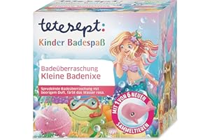 Tetesept Bagno divertimento dei bambini – Bade sorpresa piccolo bagno sirena, 140 g