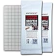 Entopest 20 Pack Pheromone Pads for Common Clothes Moth, Replacement Refill for Room & Wardrobe Hanger Control Traps