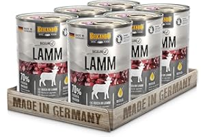 BELCANDO Baseline jagnięcina [6 x 400 g] mokra karma dla psów, bez zbóż, 70% mięsa i podrobów, dla dorosłych psów