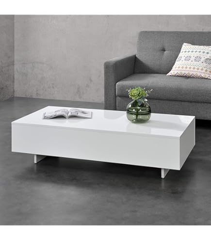 Ve.CA-ITALY – Mesa Baja Para Salón Milton De 80 X 50 Cm De Madera
