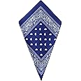 Paisley Bandana Head Scarf Headbands Handkerchief Cowboy Cotton Bib Party Face Covering Headwear For Motorcycling Mens Womens Unisex