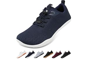 Geweo Unisex Chaussures Pieds Nus Femme Homme Ete Barefoot Shoes Confort Chaussures Minimalistes Pieds Larges Légères Respirantes Chaussures Running avec Semelle à Chute Zéro Chaussure Marche 37-47EU