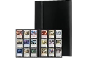 UAVAUI Trading Card Album 9-Pocket, Upgraded Trading Card Binders, for Standard Game Cards and Sport Cards, Side Loading Binder Book Holder for MTG, TCG, Football, Baseball Collector Cards. (540 Pockets)