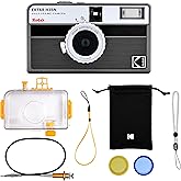 KODAK EKTAR H35N Yarım &Ccedil;er&ccedil;eve Film Kamera Premium Kiti,35mm Yeniden Kullanılabilir,Su Ge&ccedil;irmez Kılıf,Kablo &Ccedil;ıkarıcı,Renk Fil