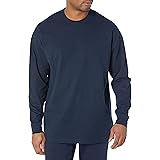 Amazon Aware Maglietta a Maniche Lunghe in Cotone Pesante Oversize Uomo