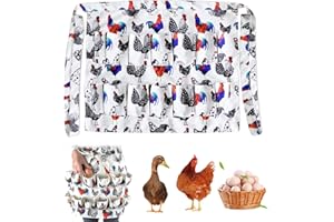 Shengxi Grembiule Uova con 12 Tasche, Gallina Grembiule Tasca, Fattoria Durevole Grembiule da Raccolta Uova per Raccogliere Uova Fresche D'Oca Gallina e Anatra