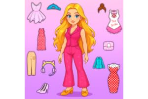 Paper Doll Fashion Dress Up: DIY Princess Makeover Story Magic Diary Game