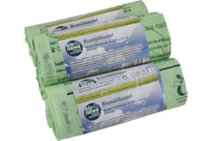 BioBag - Sacs poubelles 30 litres Biodégradables Selon en 13432-70 pièces