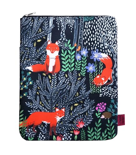 CRASPIRE Copertine Per Libri Otters Book Sleeve Animal Book Protector Per Libri Tascabili Copertina Per Libri In Tessuto Lavabile Con Cerniera E Tasca Extra Per Gli Amanti Dei Libri Regali - 5