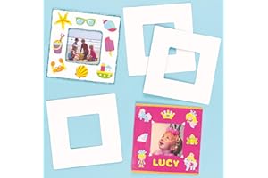 Baker Ross Cornici in Cartone (Confezione da 1) per Bambini da Dipingere, Decorare ed Esporre