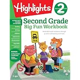 Second Grade Big Fun Workbook: Second Grade Curriculum Workbook for Kids, Practice Math, Reading, Writing, Spelling, Science 