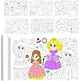 TZAONEN Coloring Paper Roll for Kids, Durable Art Easel for Crafts, Large Drawing Roll, Children's Painting, Sticky Coloring for Art Projects