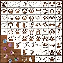 16st Paw Print-Stencil, Plastic Beer Poot Stencil Leuke Stencils Hond Stencils Herbruikbaar Hond Stencils voor Ambachten Aan de Muur Raam Huisdecoratie DIY Crafts 16st Paw Print-Stencil, Plastic Beer Poot Stencil Leuke Stencils Hond Stencils Herbruikbaar Hond Stencils voor Ambachten Aan de Muur Raam Huisdecoratie DIY Crafts