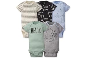 GERBER Baby Boys 5 Pack Onesies baby-boy-bodysuits (pack of 5)