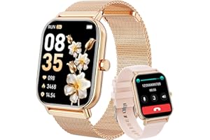 HAULVEAN Smartwatch con Chiamate Bluetooth,1,85'' Smartwatch per Uomo Donna,Orologio Sportivo Impermeabile IP67 con 110+ Modalità Sportive,Fitnesswatch con Contapassi Cardiofrequenzimetro SpO2 per Android iOS