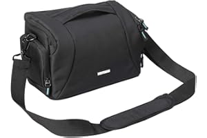 Bodyguard Easy SLR XL - Custodia grande per fotocamere reflex, per corpo e 3 obiettivi, per Canon EOS 70D 77D 80D 200D 1300D 2000D 4000 D700D 750D 760D 77D 800D, colore: Nero