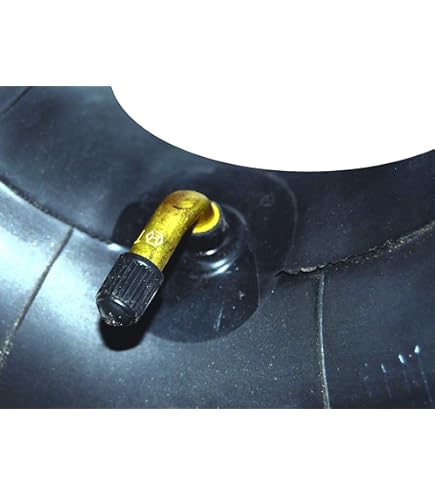 2 Pièces 4.10/4.00/3.50-6 (13 X 4.00-6) Chambres à Air De Rechange Robustes Avec Tige De Valve Coudée TR87 Compatible Avec Brouettes, Tondeuses, Diables Et Plus 3,50-6 4,00-6 4,10-6 Chambres à Air