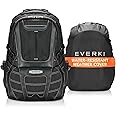 Everki EKP133B Concept 2 - Premium Laptop Rucksack für Notebooks bis 17 Zoll mit patentiertem Eckenschutzsystem, RFID Fach, Brillen Hartschalenfach, Trolley Lasche, Schwarz (Noires), 50 Centimeters
