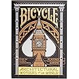 Bicycle Architectural Wonders Of The World Playing Cards - 1 Deck, Air Cushion Finish, Professional, Superb Handling & Durability, Great Gift For Card Collectors