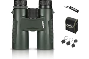 C-STDAR Binoculars for Adults, High Power 10x42 Binoculars with BAK4 Prism, FMC Lens, Waterproof &Low Light Night Vision for Bird Watching, Travel, Hunting, Concerts & Football
