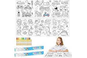 BOOAEE Rotolo di Carta da Disegno per Bambini, Rotolo di Carta da Disegno Per Bambini, Rotolo da Disegno Tagliabile per Bambini, Migliora L'abilità Pratica dei Bambini, Stimola L'immaginazione dei Bambini