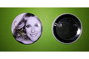 BLUE HAWAI BA1044 / Transport Offert/Badge 56 MM/Neuf/Celine Dion Portrait