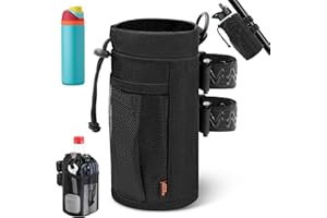 Desing Wish Portaborraccia Bici da Corsa da Strada MTB Portatile Porta borraccia Senza Viti Con Tasche in Rete Bambini per Bici UTV/ATV Scooter Auto Moto Portabottiglie Accessori Portabevande