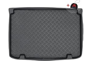 M MOTOS Mata bagażnikowa z PE pasuje do Ford Puma od 2019 Zwiększ komfort podróży dzięki wytrzymałej macie bagażnikowej - mata do bagażnika na każdą pogodę, ochrona przed zabrudzeniami