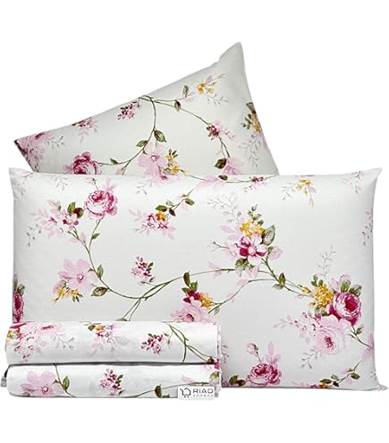 Lenzuola Matrimoniali In Cotone Percalle 144 Fili - Set Con Lenzuolo Sotto Elastico Perimetrale - Foto 5