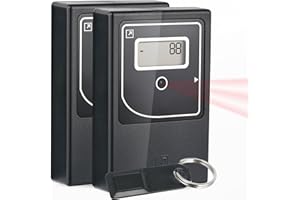 SmartCoounter Retail People Counter Security Checkpoint - Smart Traffic Counter, Infrared Wireless Visitor Counter, Battery Operated Customer Counter, Door Counter for Retail, Easy Use & Install