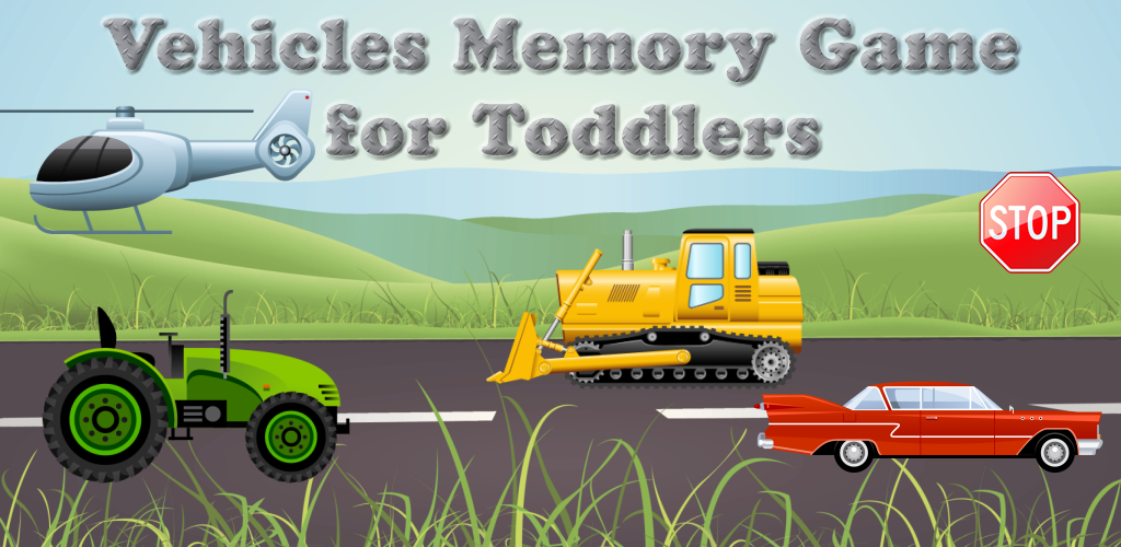 vehicles game for toddlers and kids cars trucks and tractors match