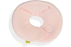 TIRRITO Head Hugger, Head Support for Maxi - COSI Pebble (Baby Pink/Fleece)